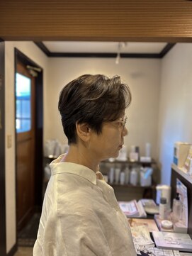 アンツ ヘアーアンドリゾート 辻堂本店(ANT'S Hair and Resort) くびれヘア/アプリコットオレンジ/ハイライトカラー/ショート
