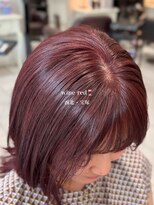 モードケイズ 西宮北口店(MODE K's)&nbsp;ブリーチなしでできるワインレッド