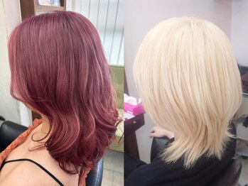 デラメアケイ(delamair K)の写真/ハイトーンでも傷みにくい施術で、大胆なイメージチェンジにも◎魅力溢れるトレンドカラーを独り占め♪