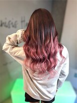 ラニシス ヘアー(Lanisis Hair)&nbsp;パープルピンクのグラデーションカラー