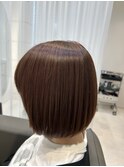 30代40代50代外ハネミディアムレイヤー髪質改善酸性ストレート