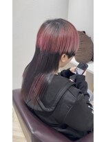 ルイマダーナ 栄店(LOUIMADNA)&nbsp;ブリーチ毛対応　地毛風酸性ストレート[中島］