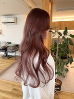 オアシス(oasis)&nbsp;ピンクブラウンカラーロングヘア