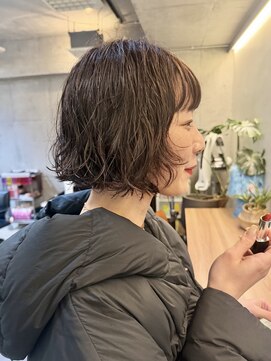 ナループロアボタン(Nalu pu loa BOTAN) ボブパーマ