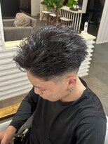 solea men's&nbsp;【王道かっこいい】縦落ちツイストパーマ