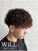 波巻きプードルパーマ