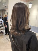 シェノン 赤羽店(CHAINON)&nbsp;ココアグレージュ赤みのないカラーで艶感を取り戻す赤羽美容院