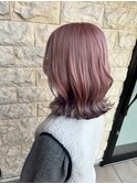 ピンクベージュ/ヘアカラー