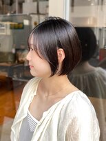 グレイン キャンバス 川崎(grain canvas.) ショートボブ 深みブラウン 窪田