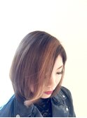 (airfirdaus)カラーとカットで作る重軽ボブスタイル☆