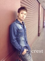 メンズエリアクレスト(Men's area crest) さわやか#すっきり#ショート#crest