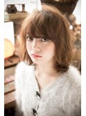 ふんわりパーマで柔らかい印象に☆
