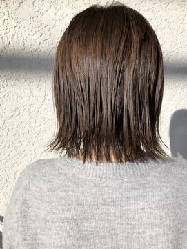 リジェール 高辻店 ”REJOUIR" 大人ボブ　グレージュ　外ハネ