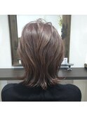 ラベンダー×ベージュ