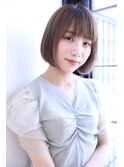 シンプルボブ/シアベージュ