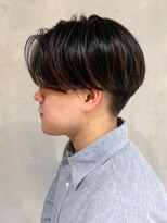 アイティー バイ アルバム 中野店(IT by ALBUM) かき上げヘアシルバーカラーニュアンスマッシュ_ba318471