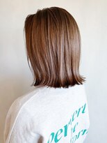 アイティーバイアルバム 八王子店(IT by ALBUM)&nbsp;ブラウンボブ_ラベンダーカラーくびれミディ_ba327261