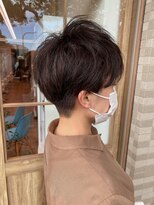 エメ バイ ヘアーポケット(aimer by hair pocket) *+aimerが叶える...ツーブロック刈り上げ×マッシュショート*