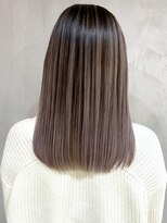 アイティーバイアルバム 松戸店(IT by ALBUM)&nbsp;グレージュロング_ミニウルフテラコッタくすみブルー_ba321512