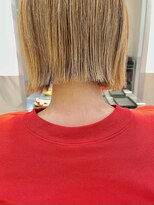 グラフ 蔵前(GRAFF)&nbsp;大人可愛い20代30代切りっぱなしボブ_ブリーチ【GRAFF蔵前】