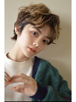 ピズム(PISM)&nbsp;デジタルパーマ/ショコラベージュ/カールヘア/無造作ヘア