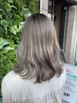 クレア 能見台(CREA) 横浜ハイライトカラーグレージュカラー　大人ハイライト