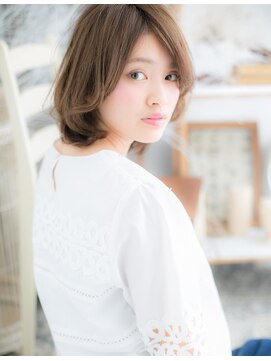 カバーヘア 上尾西口店(COVER HAIR) 大人かわいいくせ毛風ウェーブパーマボブディc5上尾20代30代40代