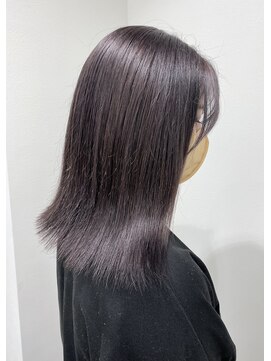 アンリ(Anli) 【tomomi*ブリーチカラー*パープルアッシュ*パープル*艶髪】