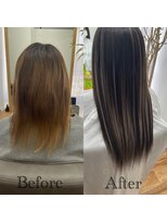 イニット 奈良新大宮(init.)&nbsp;20代30代大人可愛いシールエクステ透明感グレージュアッシュ