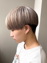 エルマーク 心斎橋(L-MARK)&nbsp;マッシュカラーブリーチメンズメンズカラーツーブロック