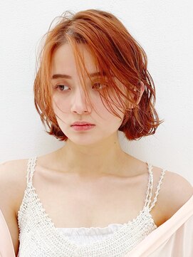 アイニティ(Inity) orange brown × bob