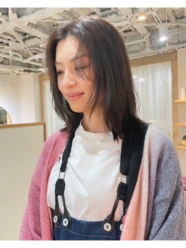 トレンチ(TRENCH) ミディアムレイヤー×アッシュベージュ TRENCH