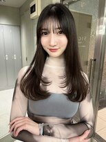 サイン 渋谷(SIGN)&nbsp;ザクザクレイヤーカット巻き方簡単ミディアムロング韓国表参道