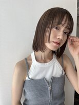 レイヤーボブ　フェイスレイヤー　顔まわりレイヤー　姫カット