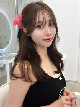 アリュウル 表参道(ALLURE) 大人可愛いくびれヘア＊レイヤーカット/お顔周り/ピンアレンジ