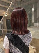 ヲタク(wotaku.)&nbsp;レッドカラーカススカラーワインレッド赤髪ワンカラー暖色カラー