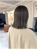 切りっぱなしボブ　ボブカット　酸性ストレート