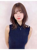 【monaco金沢千裕】人気/くびれ大人ミディアム/面長カバー/広尾