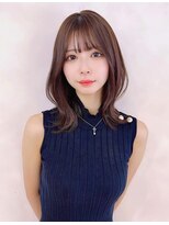 モナコ 広尾 恵比寿(monaco) 【monaco金沢千裕】人気/くびれ大人ミディアム/面長カバー/広尾