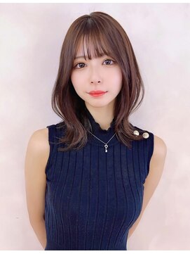 モナコ 広尾 恵比寿(monaco) 【monaco金沢千裕】人気/くびれ大人ミディアム/面長カバー/広尾