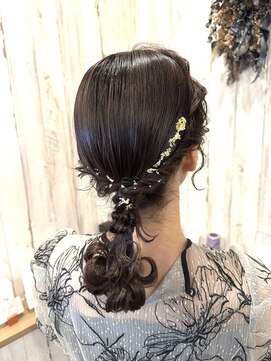 ヘアーアトリエ アンル(hair atelier anle) 金箔アレンジ