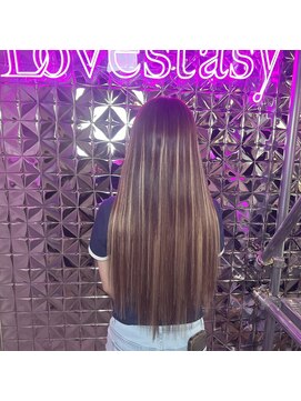 ラブスタシー 小倉店 #シールエクステ#エクステ#ハイライト#バレイヤージュ