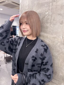 キング 高槻(K!ng) 縮毛矯正髪質改善ハイライトレイヤーカット高槻美容室エクステ