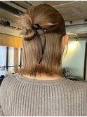 【あきら】ヘアセットカチモリお団子ヘアボブ卒業式成人式二次会