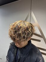 ライズ 渋谷店(RISE) 【ゆるふわ】波巻きパーマ/メンズパーマ