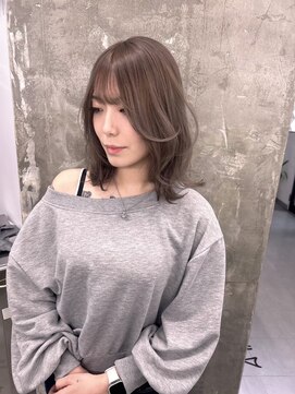 キング 高槻(K!ng) 縮毛矯正髪質改善ハイライトレイヤーカット枚方美容室エクステ