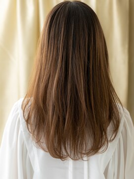 カバーヘア 上尾西口店(COVER HAIR) 透明感カラーシースルーバングレイヤーロングY上尾30代40代