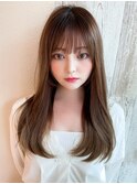 30代ナチュラルロングヘア × ミルクティーベージュ【浦和】