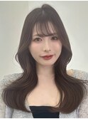 アッシュグレーレイヤーカットアッシュ20代30代40代韓国ヘア艶髪