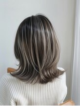 最新トレンド☆ベースを暗くする事によって際立つコントラストハイライトが大人気◎ショート/ショートボブ